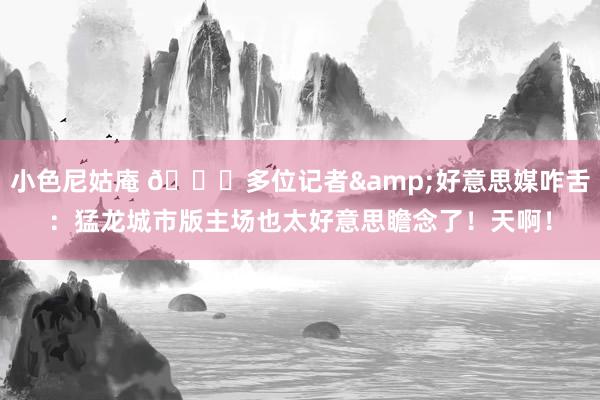 小色尼姑庵 😍多位记者&好意思媒咋舌：猛龙城市版主场也太好意思瞻念了！天啊！